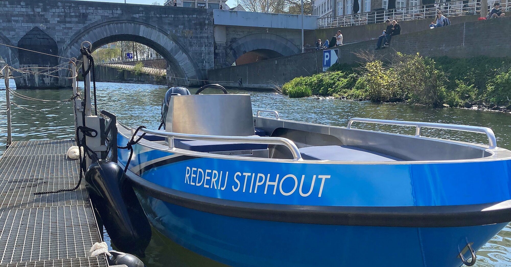 Sloep max. 8 personen van Rederij Stiphout Sloepverhuur in Maastricht